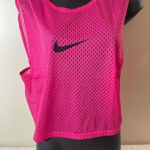 Nike Women's Pink Mesh crop top